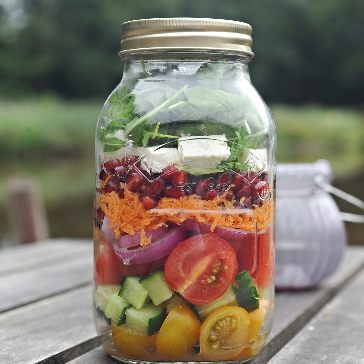 Einmachglas mit Schraubverschluss, 1 Liter