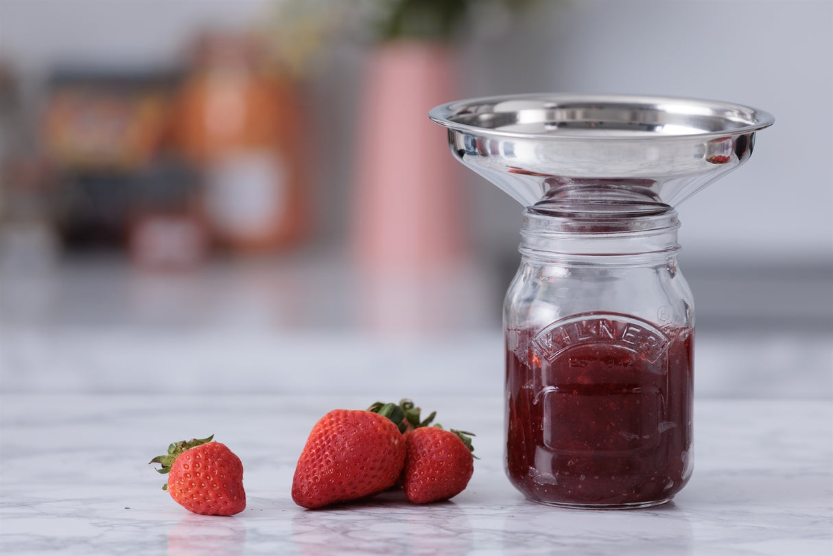 KILNER | Trichter, EASY FILL, Edelstahl, 14,5 cm