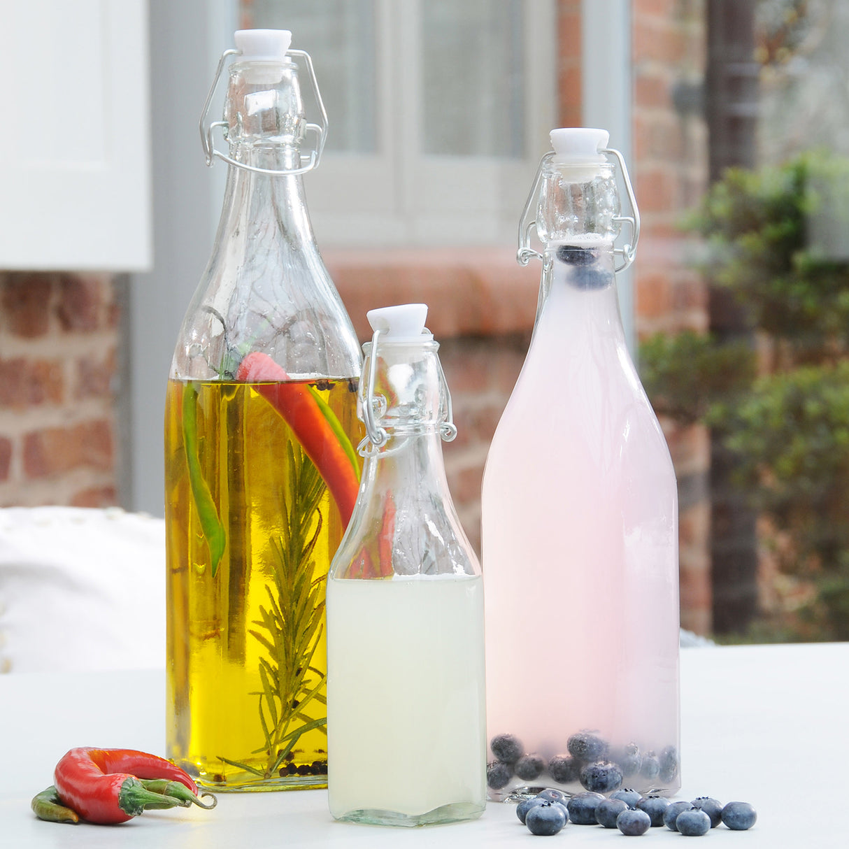 Einkochflasche mit Bügelverschluss