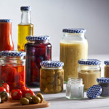 KILNER Einkochglas, klares Glas mit 228 ml Fassungsvermögen, ideal zum Einkochen und Aufbewahren von Lebensmitteln.