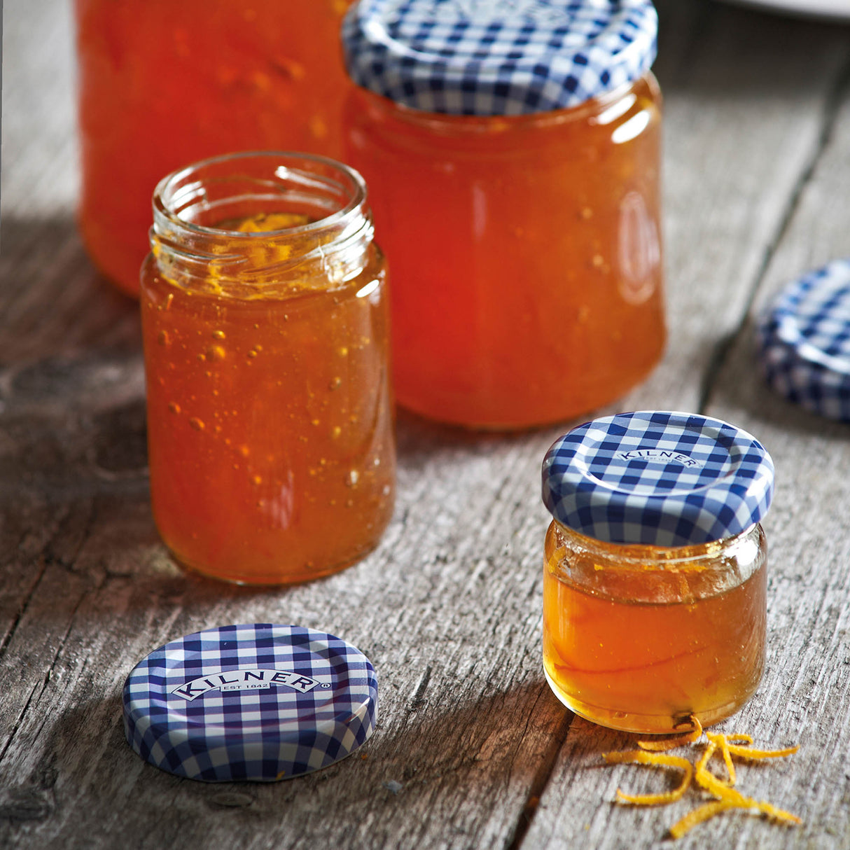 KILNER Einkochglas klar, 228 ml, mit Schraubverschluss, für Einmachen und Aufbewahrung von Lebensmitteln, Nahaufnahme