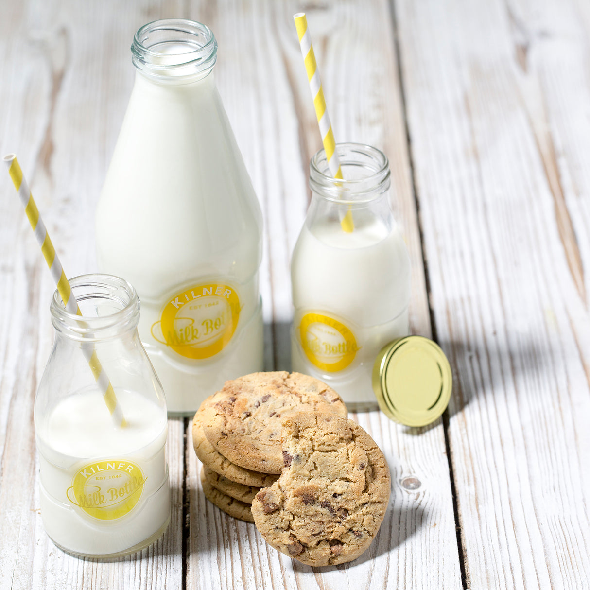 Milchflasche mit Schraubverschluss