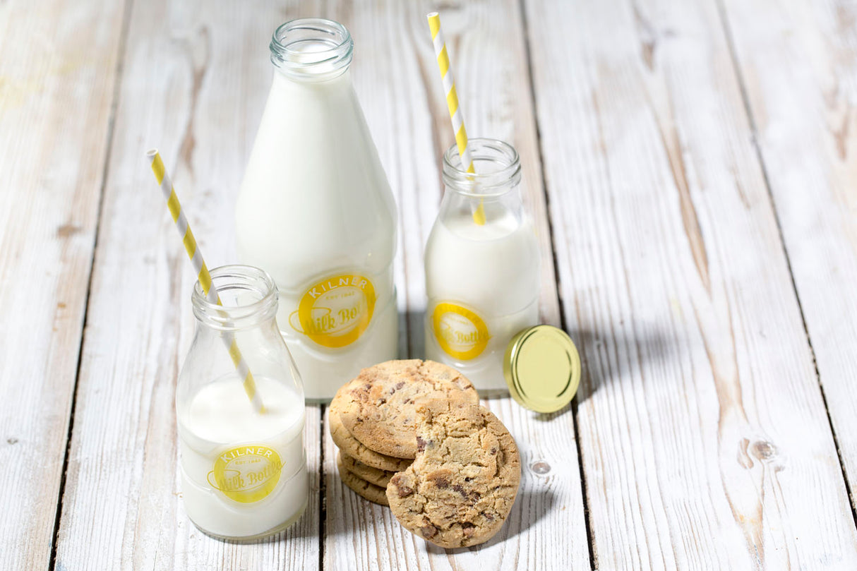 Milchflasche mit Schraubverschluss