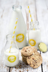 Milchflasche mit Schraubverschluss