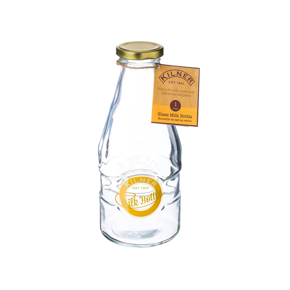 Milchflasche mit Schraubverschluss