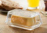 Butterglocke aus Glas für 250 g, Länge: 17 cm