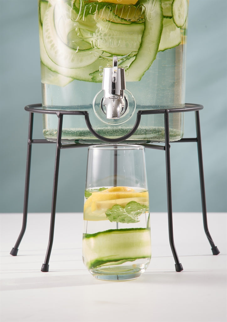 KILNER | Ständer für Getränkespender, ROUND, schwar