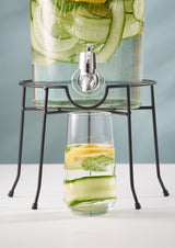 KILNER | Ständer für Getränkespender, ROUND, schwar