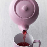 Teekanne, glänzend, pink