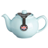 Teekanne pastell blau, 2 Tassen