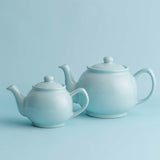Teekanne pastell blau, 2 Tassen