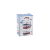 Frühstücksglas mit Löffel, 350 ml