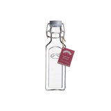 Einkochflasche mit Bügelverschluß, eckig