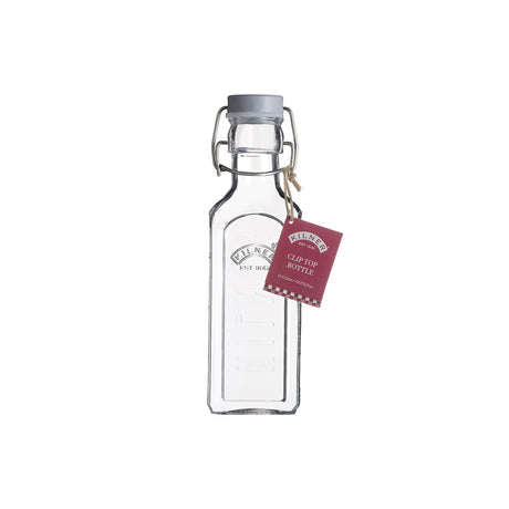 Einkochflasche mit Bügelverschluß, eckig