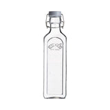Einkochflasche mit Bügelverschluß, eckig