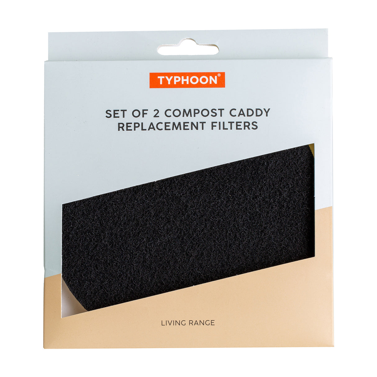 Aktivkohlefilter, Ersatzteil für Komposteimer, 2er Set