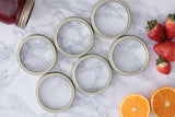 KILNER | Schraubringe für Weithalsglas, metall, 6er
