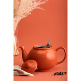 Teekanne, glänzend, orange
