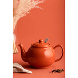 Teekanne, glänzend, orange
