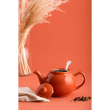 Teekanne, glänzend, orange