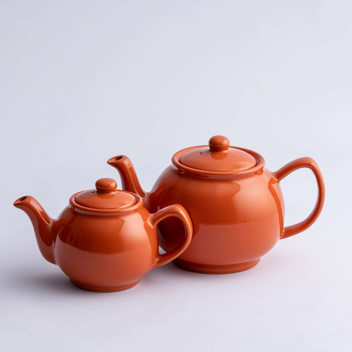 Teekanne, glänzend, orange