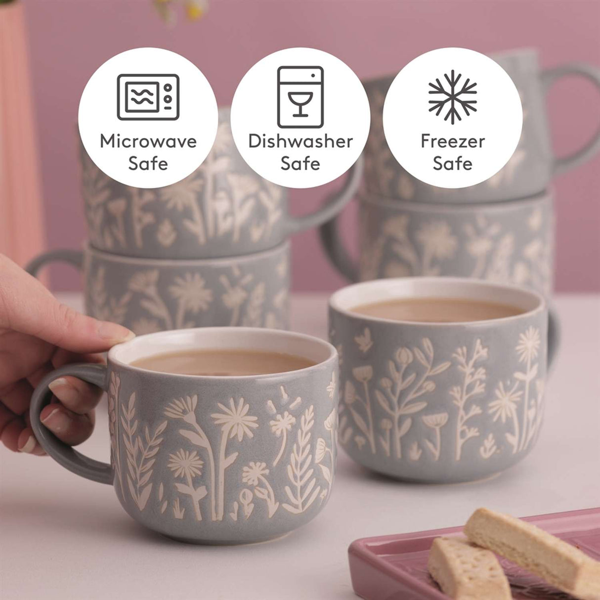 Tasse, Tulpen, salbei, 400 ml