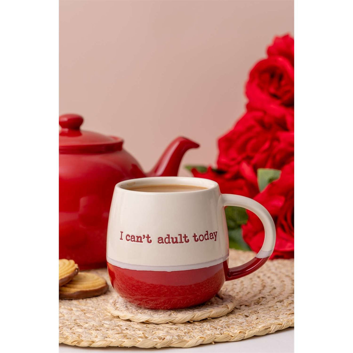 Gute Laune Tasse "Can't Adult Today"