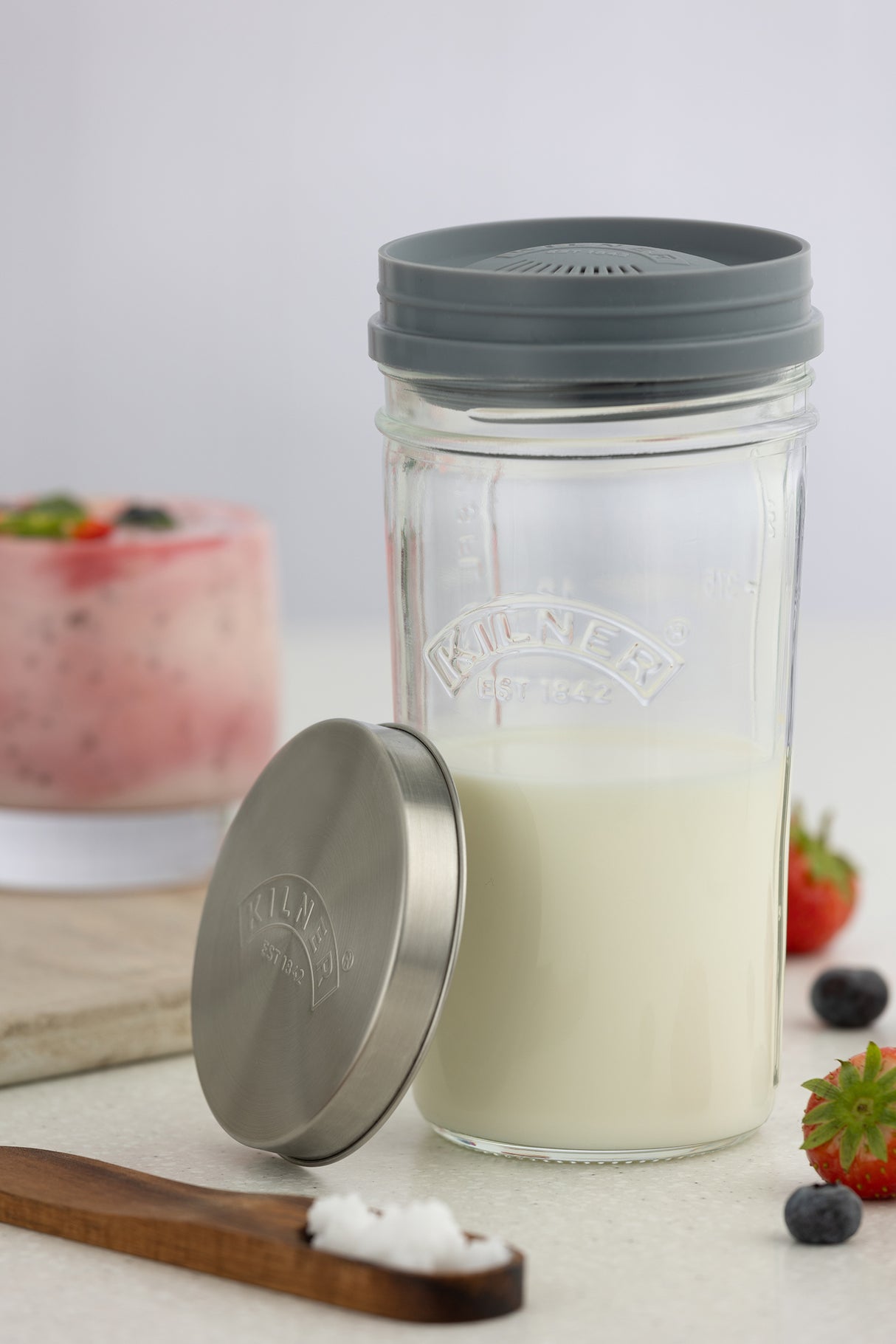 Kefir Herstellungsset mit Glas, 0,5 Liter