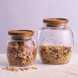Vorratsglas mit Holzdeckel