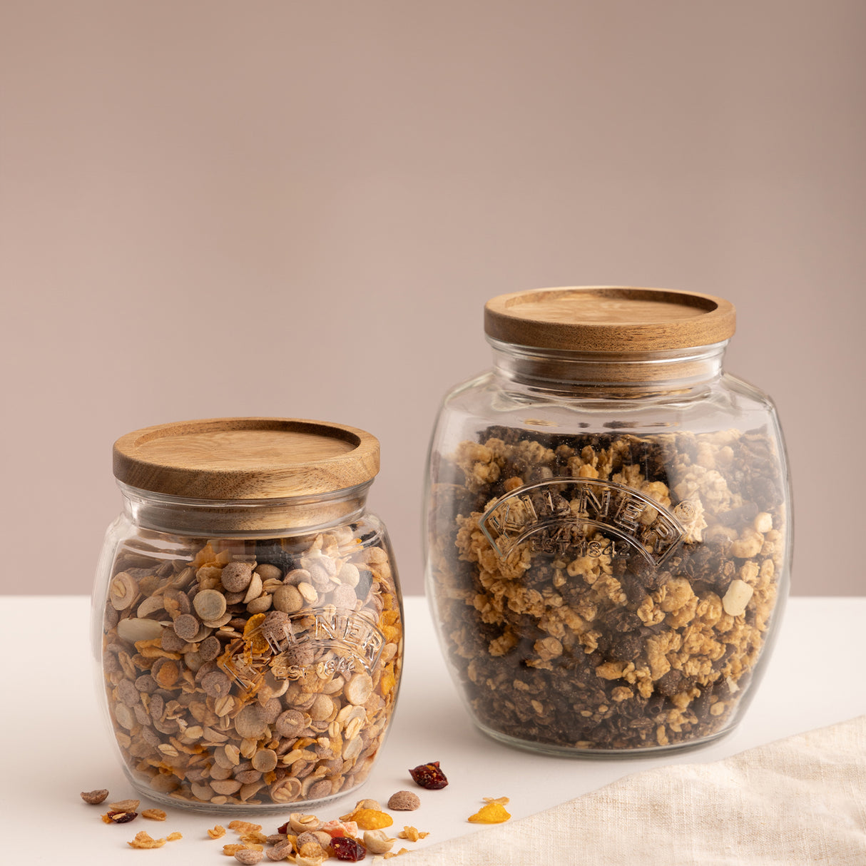 Vorratsglas mit Holzdeckel