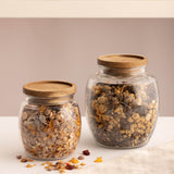 Vorratsglas mit Holzdeckel