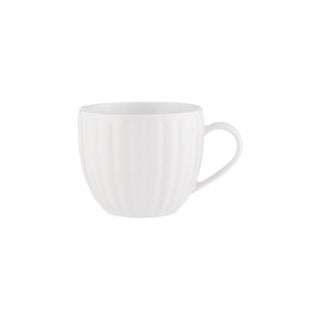Tasse "Luxe" weiß, 2 Tassen, 460 ml