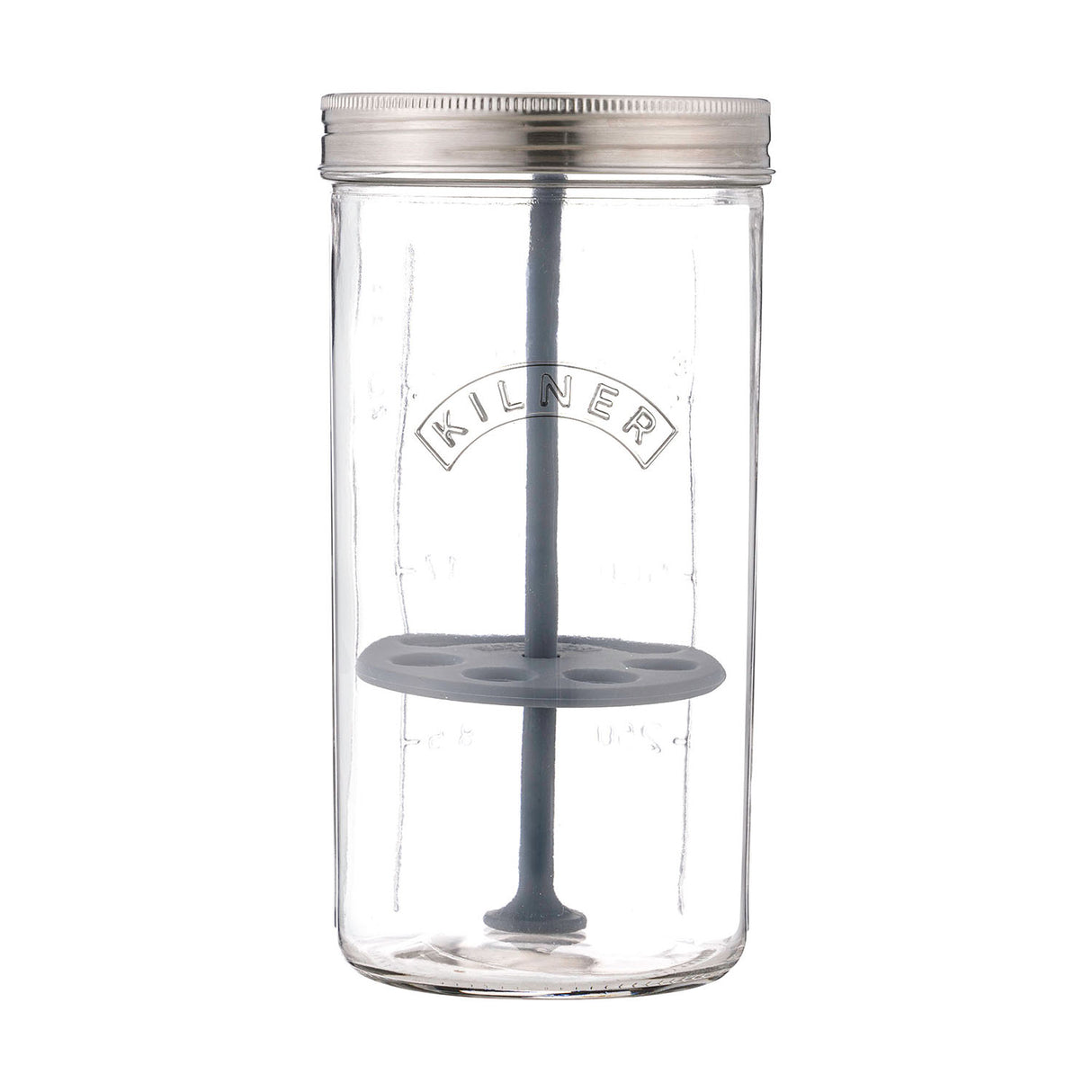 Frischhalteglas für Kräuter mit Halter, 1 Liter