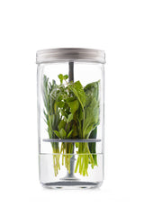 Frischhalteglas für Kräuter mit Halter, 1 Liter