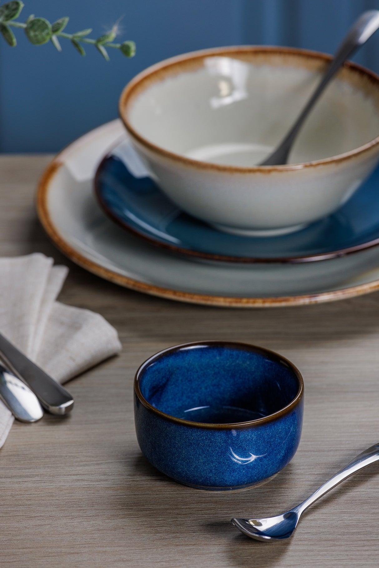 MASON CASH | Ramekin, RUSTIC CHARM, blau, 150 ml