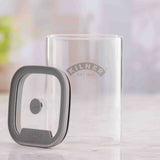 KILNER Fresh Storage Vorratsglas with airtight lid for storing dry goods, clear glass container for kitchen organization.
