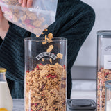 KILNER FRESH STORAGE Vorratsglas with screw lid, transparent glass jar for kitchen storage and food organization.