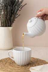 Teekanne "Luxe" weiß, 2 Tassen, 450 ml