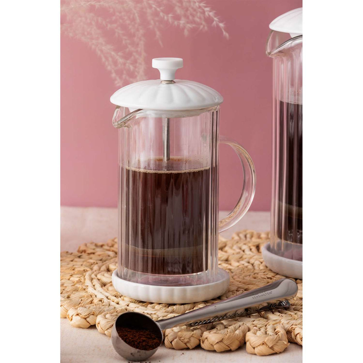 French-Press Kaffeezubreiter Luxe, weiß