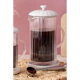 French-Press Kaffeezubreiter Luxe, weiß