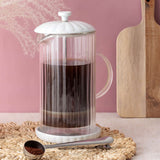 French-Press Kaffeezubreiter Luxe, weiß