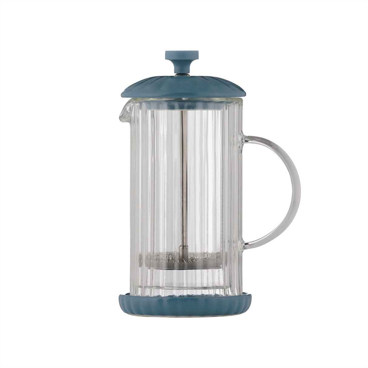 French Press Kaffeezubreiter, Luxe, taubenblau, 350 ml