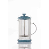French Press Kaffeezubreiter, Luxe, taubenblau, 350 ml