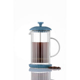 French Press Kaffeezubreiter, Luxe, taubenblau, 350 ml