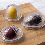KILNER ONION Keeper clear food storage container for fresh onions, with a transparent design and secure lid.