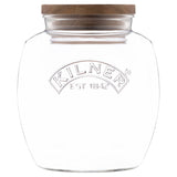 KILNER | Vorratsglas mit Akazienholzdeckel, Akazien