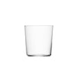 Clear LSA GIO tumbler with 390ml capacity, showcasing its sleek, modern design and transparent glass construction.