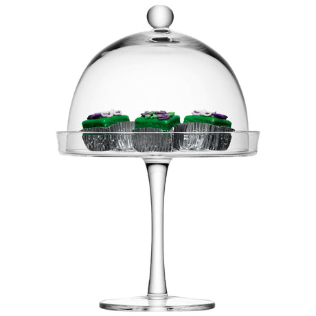 LSA | Kuchenplatte VIENNA, klar, Ø23cm, 2-tlg