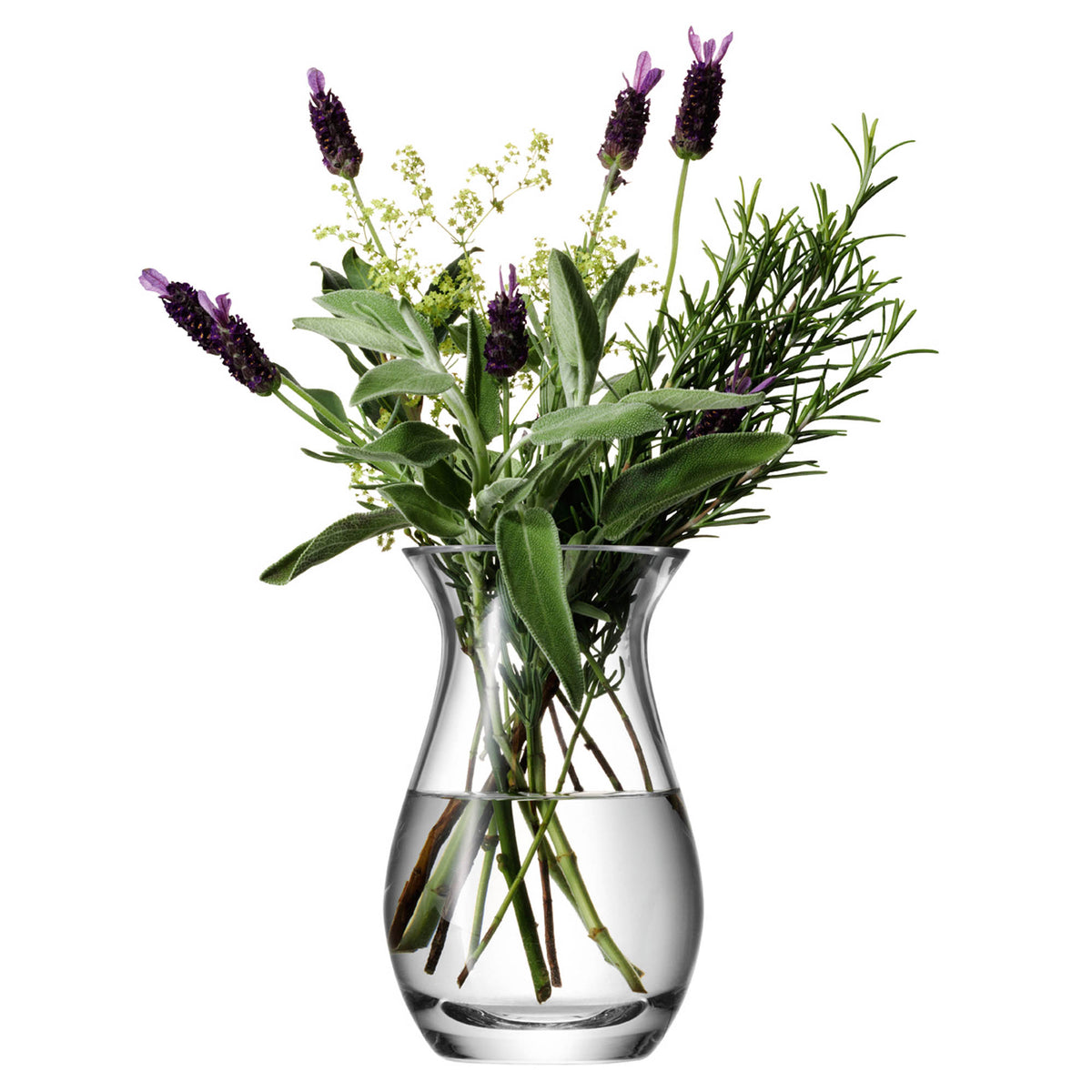 LSA | Vase FLOWER, klar, H17.5cm
