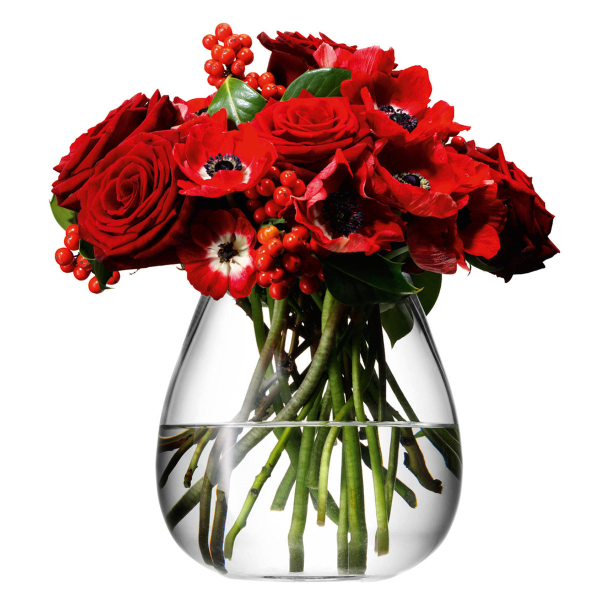 LSA | Vase FLOWER, klar, H17cm